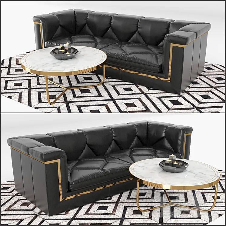 GATSBY SOFA. Timothy Oulton. 3DS Max