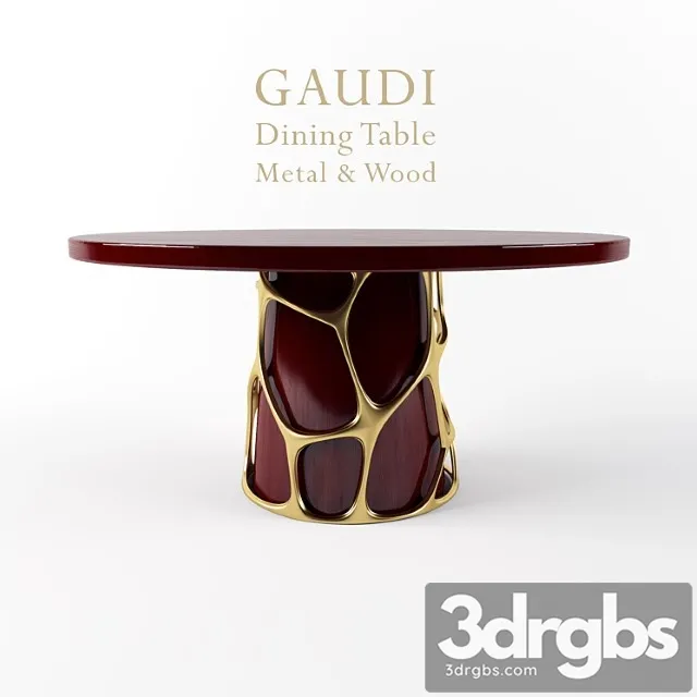Gaudi dinning table 2 3dsmax Download