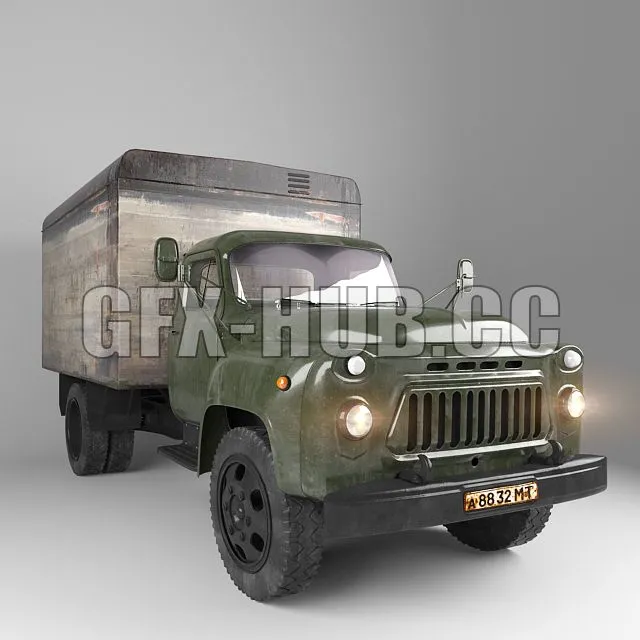 Gaz 52 3dsMax Model
