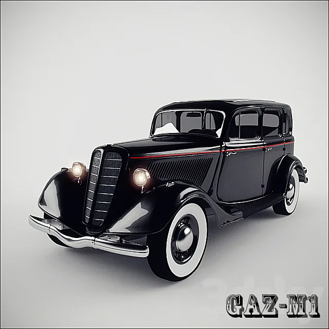 Gaz-M1 3ds Max