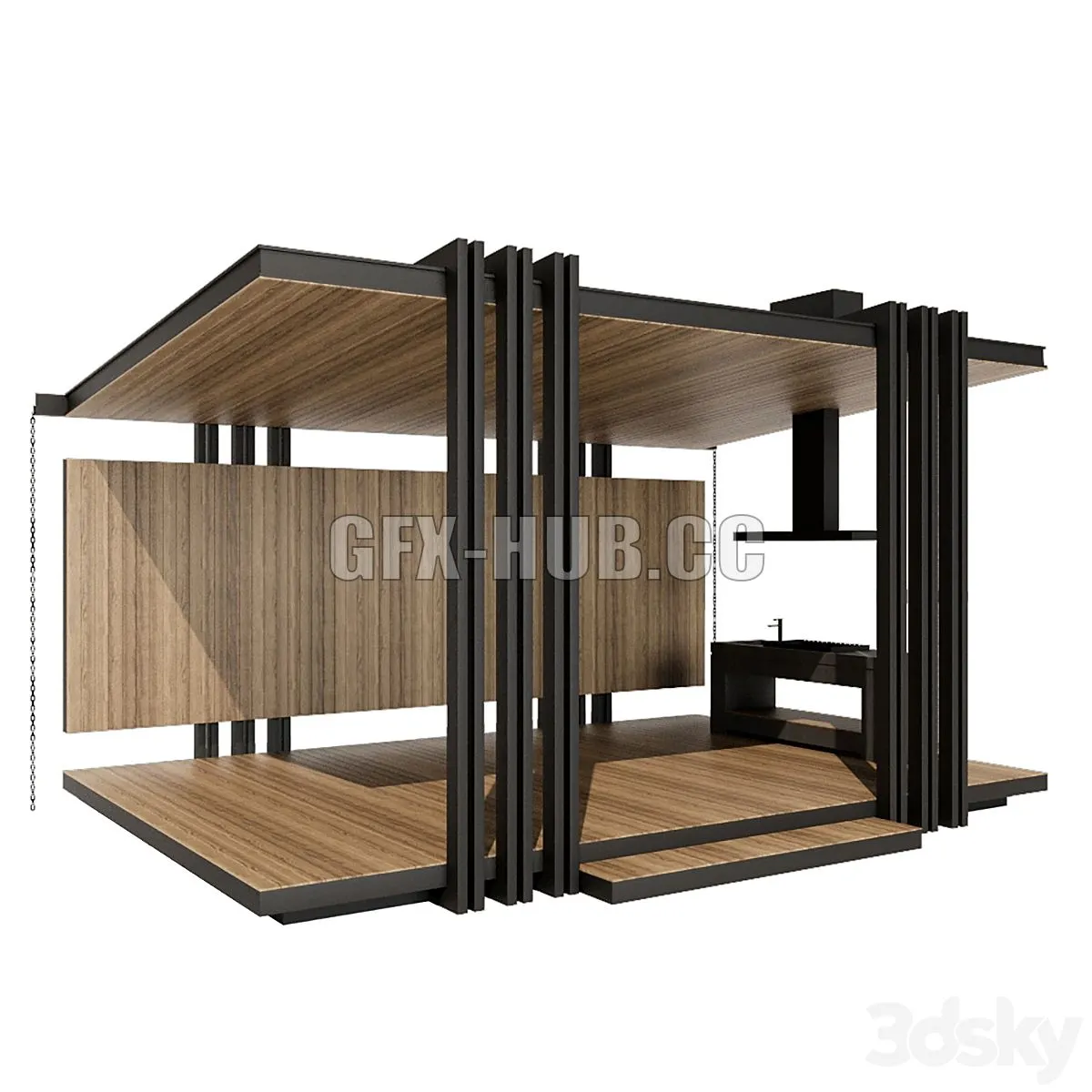 Gazebo 1 3dsMax Model