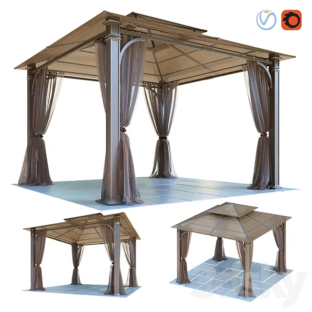 Gazebo 3DS Max Model