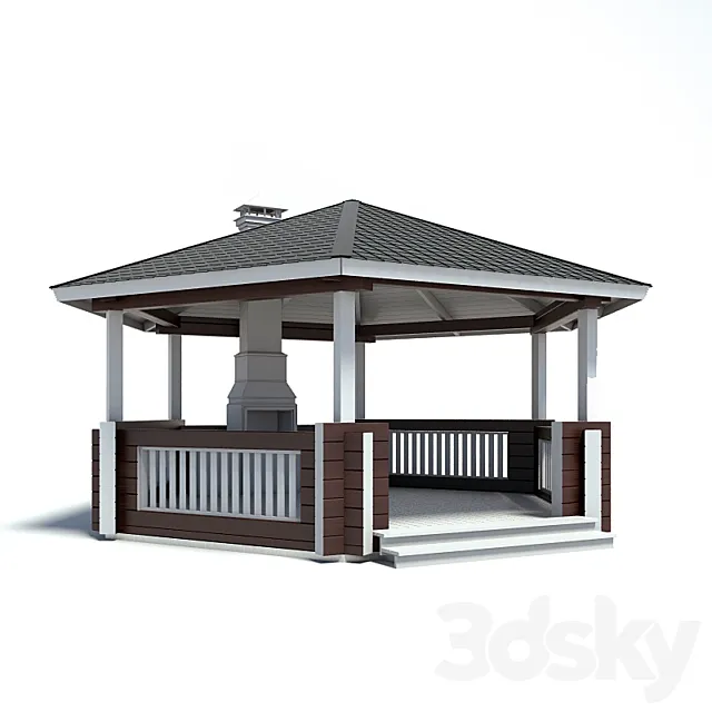 Gazebo number 5 3ds Max