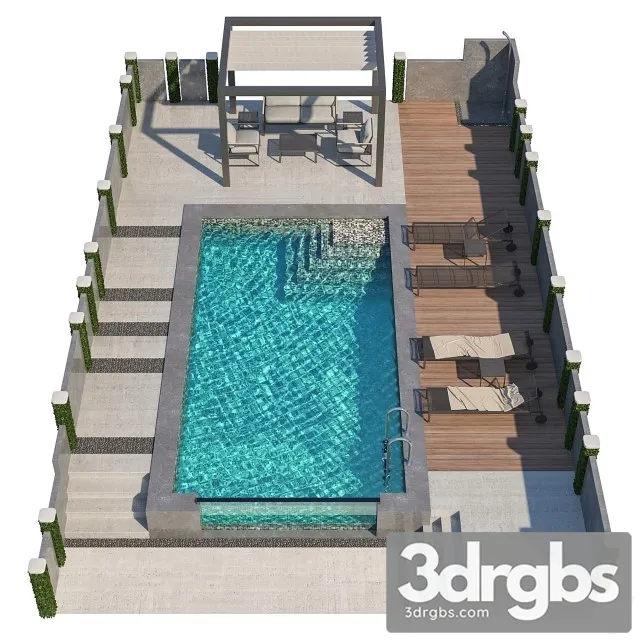 Gazebo Swimming Pool 5 3dsmax Download