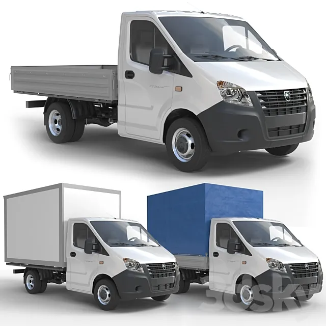 Gazelle Next set onboard 3ds Max