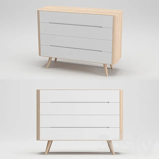 Gazzda Ena Two Chest of Drawers 3DSMax File