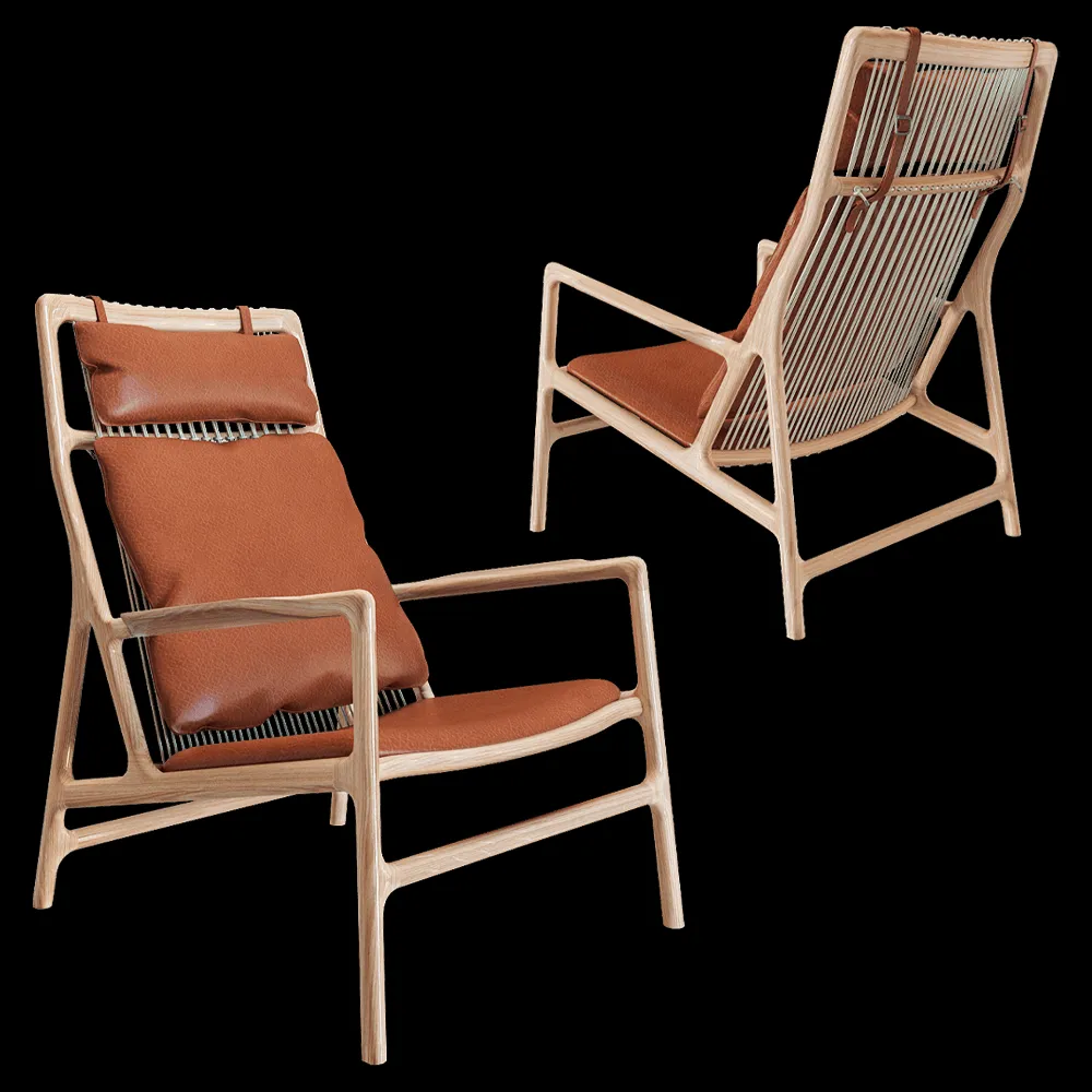 Gazzda – Lounge chair Dedo 3ds Max