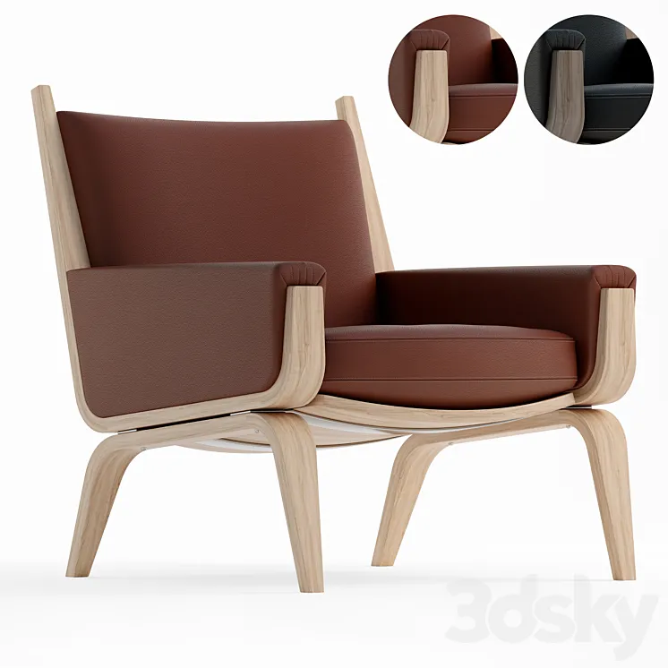 GE 501 Easy Chair by Getama Danmark 3DS Max
