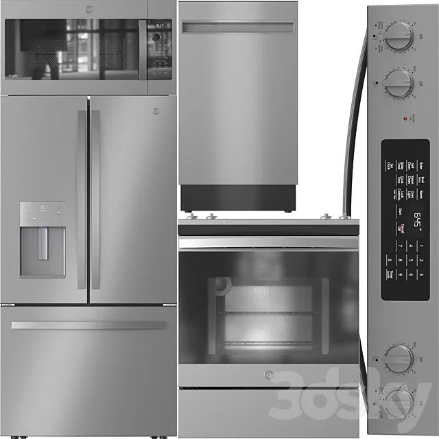 GE Appliance Collection 07 3ds Max