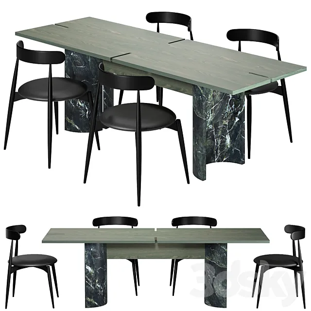 GEA Dining Table 3ds Max