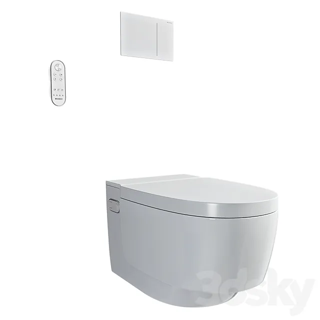 Geberit Aquaclean Mera Comfort toilet-bidet 3ds Max