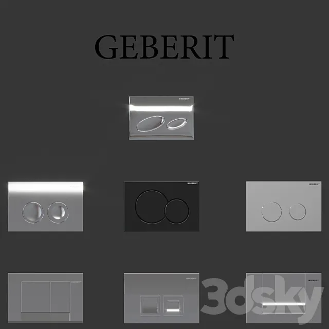 Geberit Flushing 3ds Max