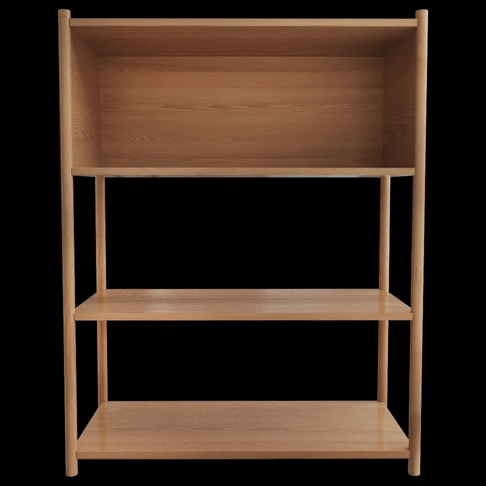 Gejst  – Bookcase Sceene B light oak 3ds Max