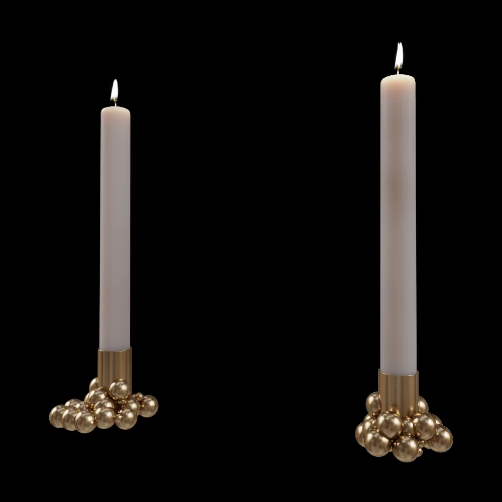 Gejst  – Candlelight Molekyl 1 brass 3ds Max