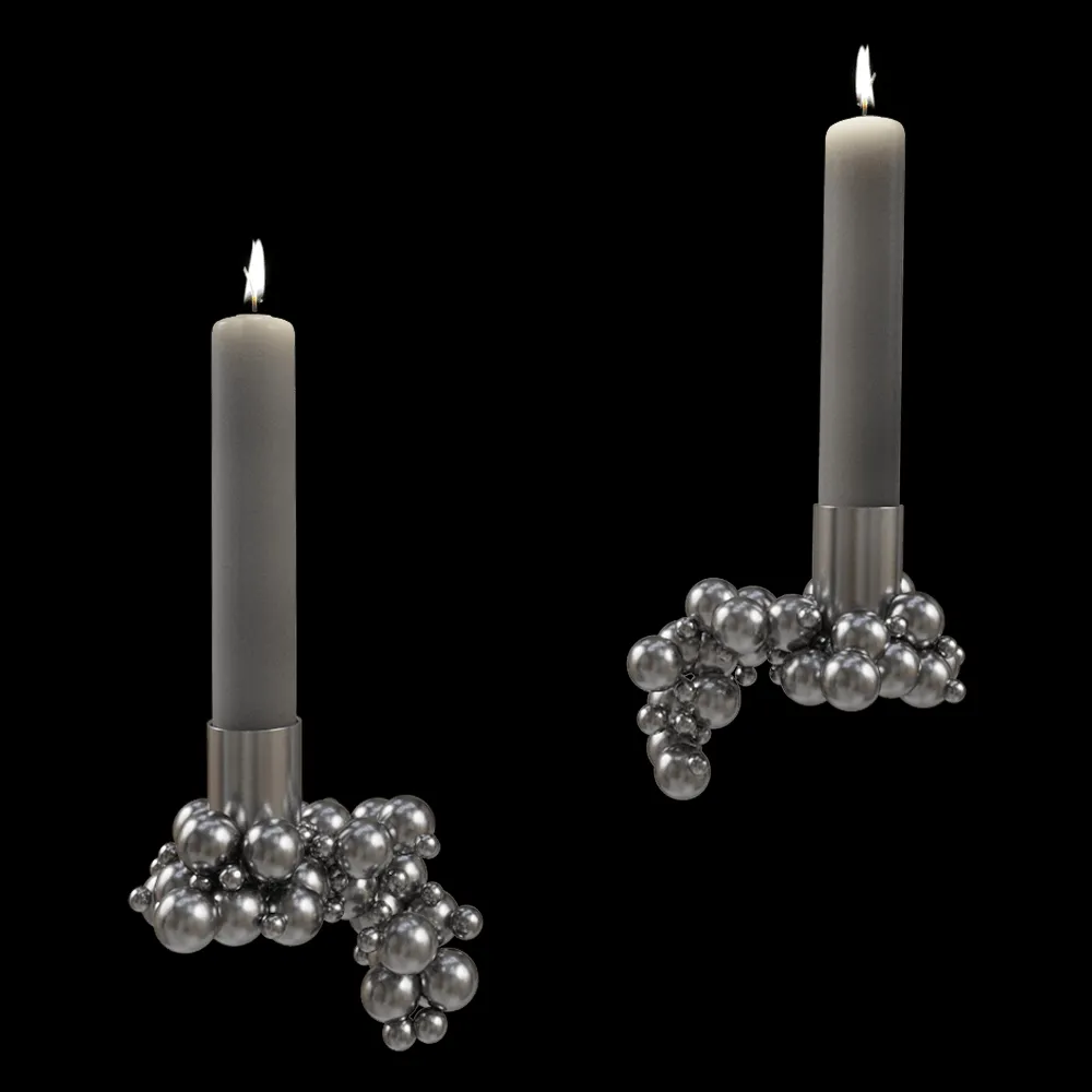 Gejst  – Candlelight Molekyl 1 chrome 3ds Max