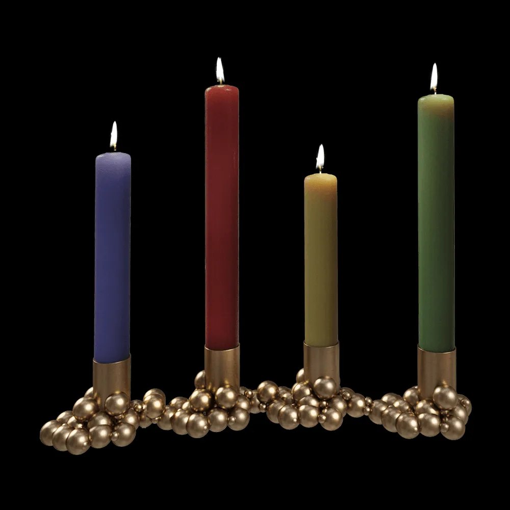 Gejst  – Candlelight  Molekyl 4 brass + 3ds Max