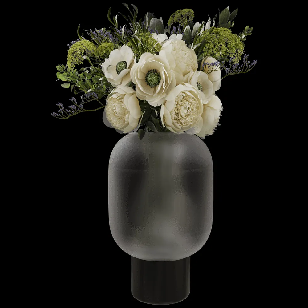 Gejst  – Flowerpot Nebl big black 3ds Max