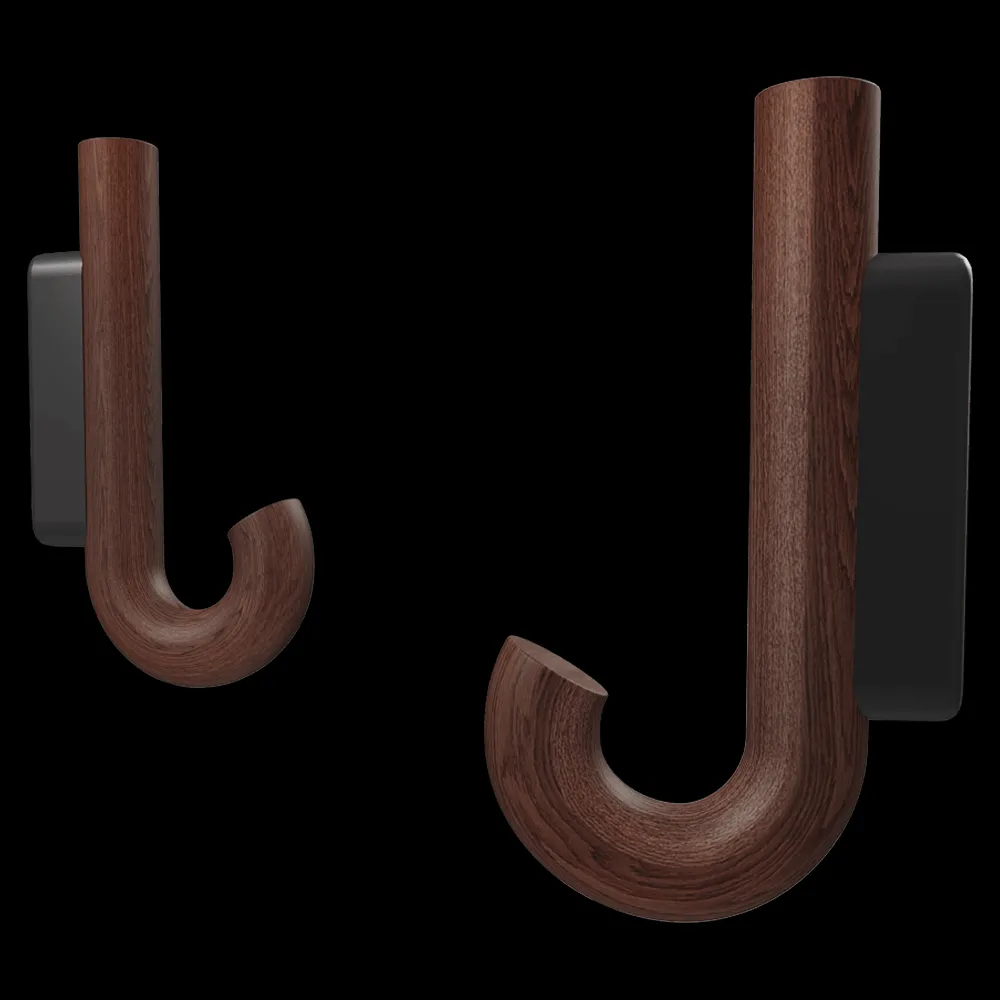Gejst  – Hook mini walnut/black 3ds Max