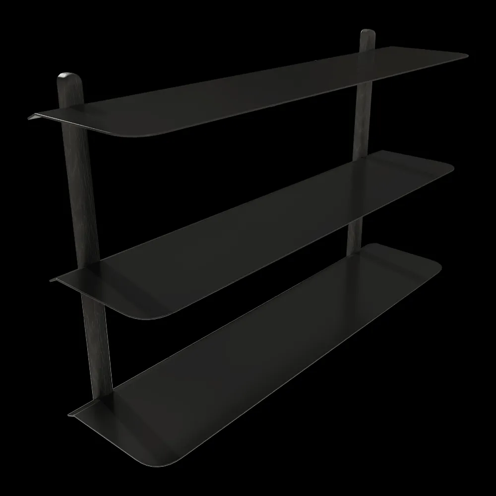 Gejst  – Shelf Nivo A black ash black 3ds Max