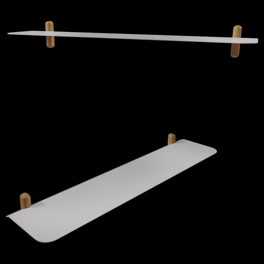 Gejst  – Shelf Nivo G light oak white 3ds Max