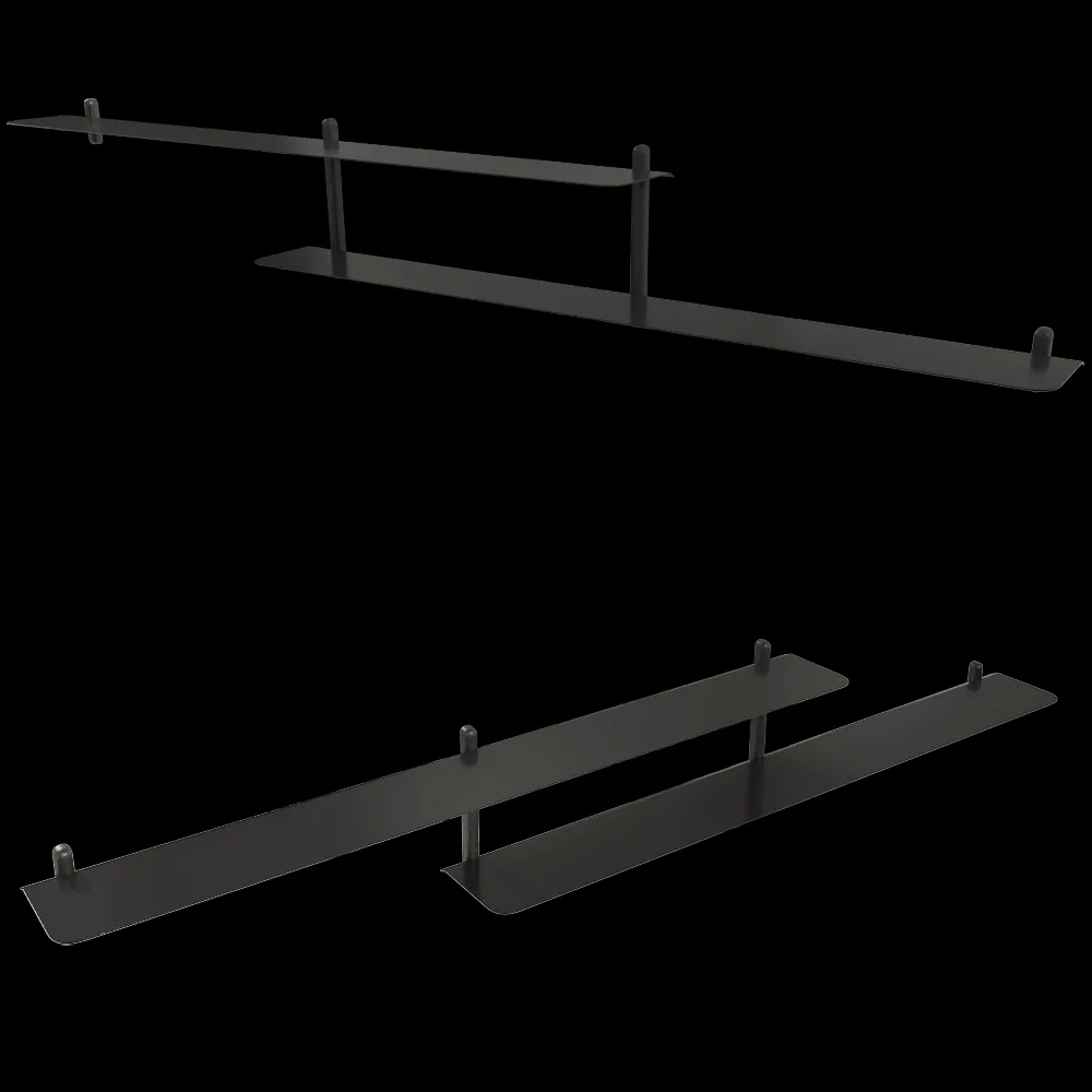 Gejst  – Shelf Nivo H black ash black 3ds Max