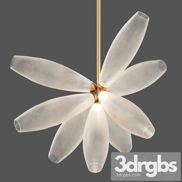 Gem cluster chandelier 09 transparent by giopato & coombes 3dsmax Download
