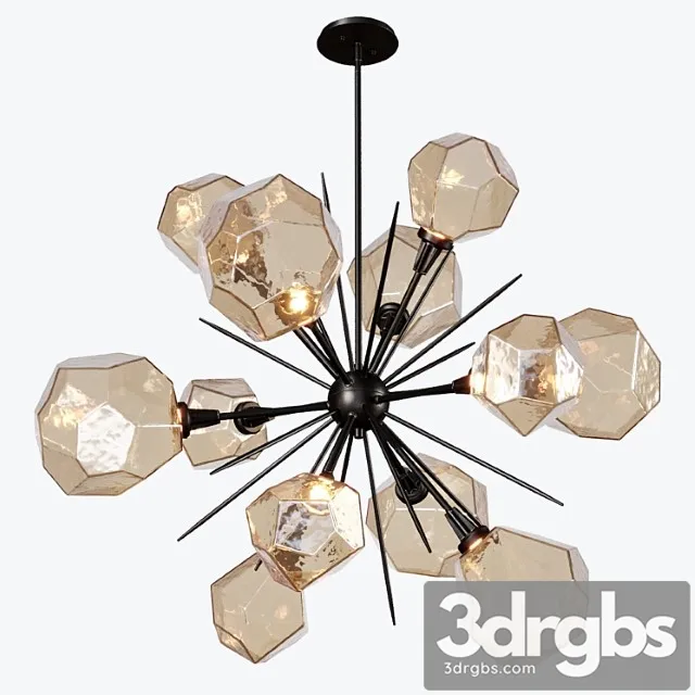 Gem starburst chandelier 3dsmax Download