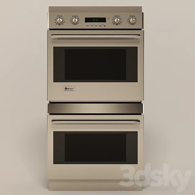 General Electric Double Oven 3DS Max Model