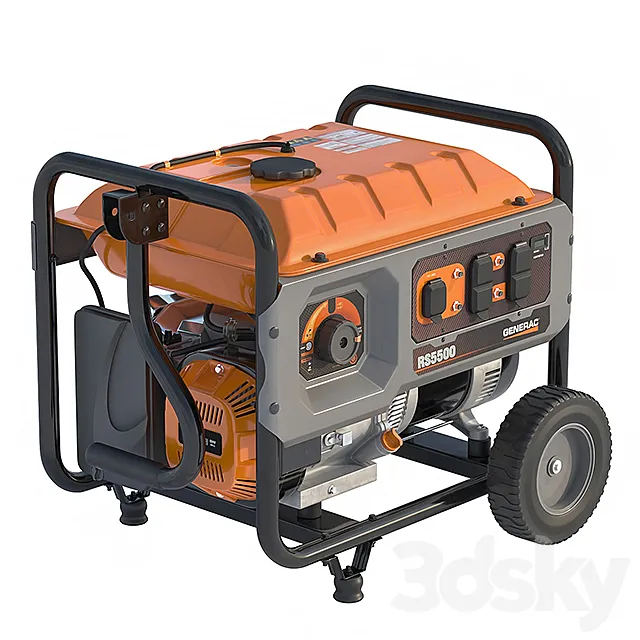 Generator petrol 3DS Max Model