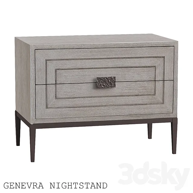 GENEVRA NIGHTSTAND 3DSMax File