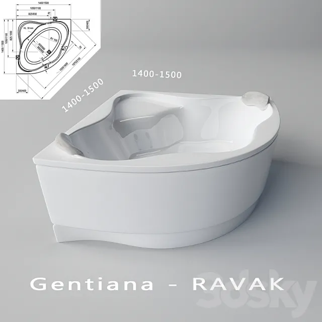 Gentiana Ravak 3ds Max