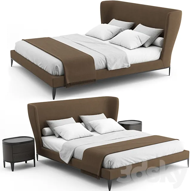 Gentleman Bed By Poliform 3DSMax File
