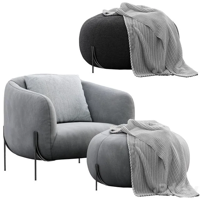 Geo Armchair By Saba 3dsMax Model