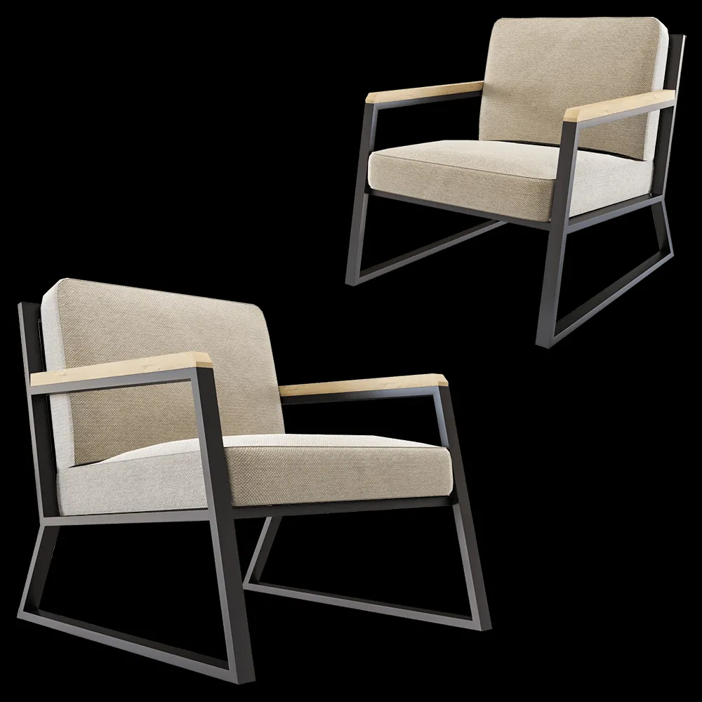 Geometria Loft – Armchair km-2 3ds Max