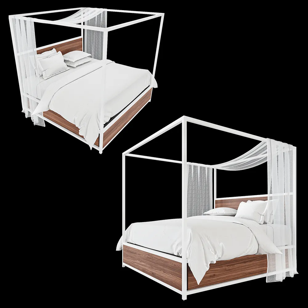 Geometria Loft – Bed cube 3ds Max