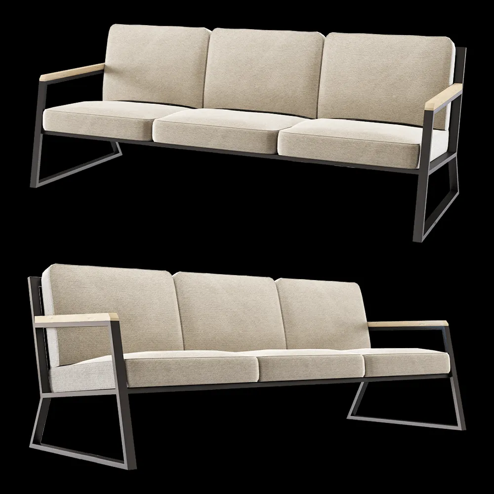 Geometria Loft – Sofa dvl-10 3ds Max