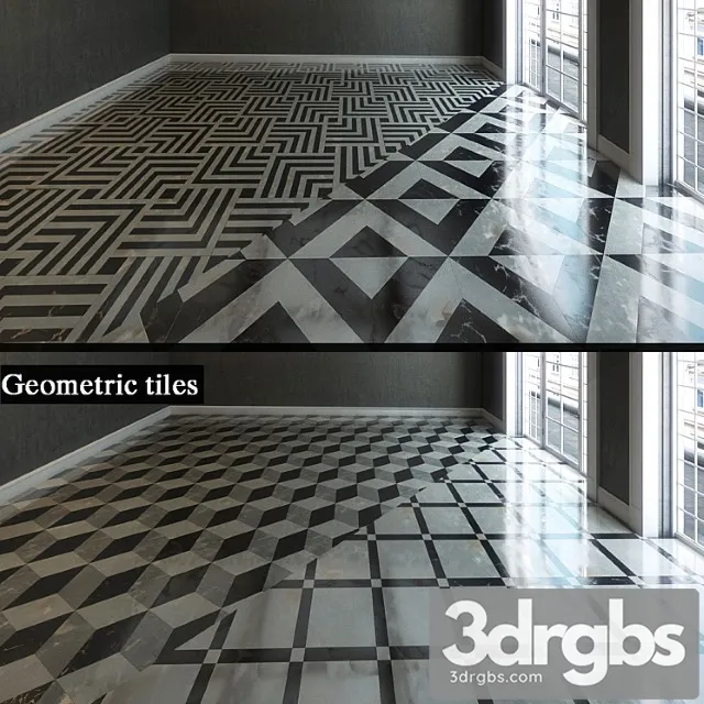 Geometric Tile 3dsmax Download