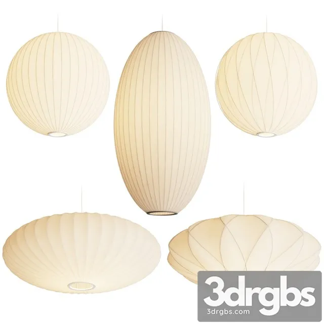 George Nelson Bubble Pendant Lamps 3dsmax Download
