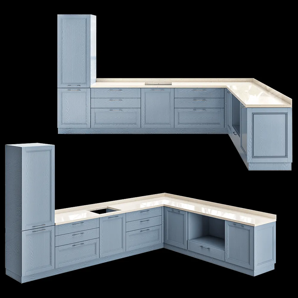 Geos Ideal – Kitchen Alegry 3ds Max