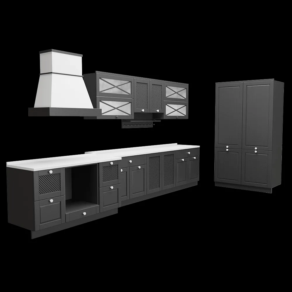 Geos Ideal – Kitchen Erie 3ds Max