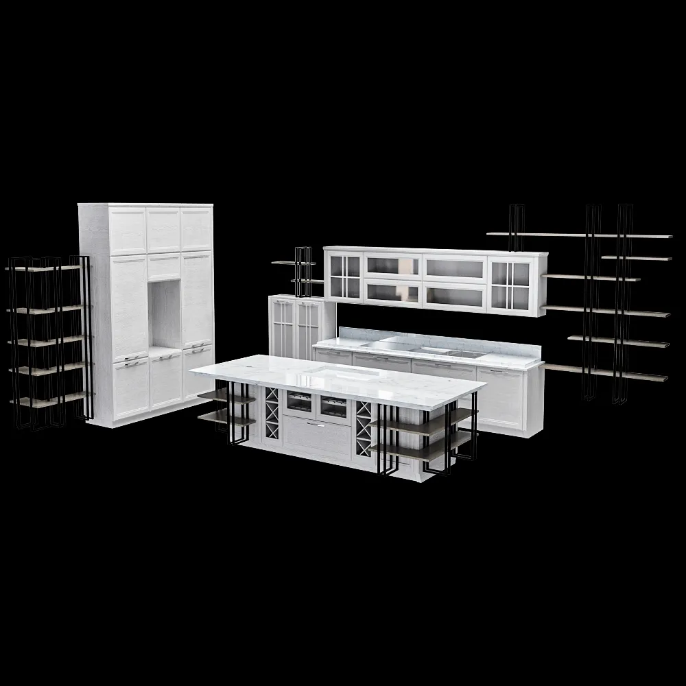 Geos Ideal – Kitchen Freda 3ds Max
