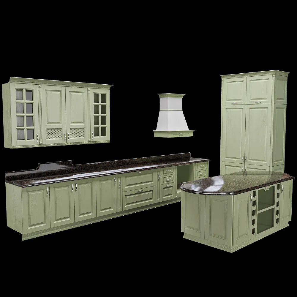 Geos Ideal – Kitchen Simona 3ds Max