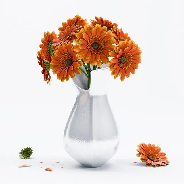 Gerbera Flower 3dsMax Model