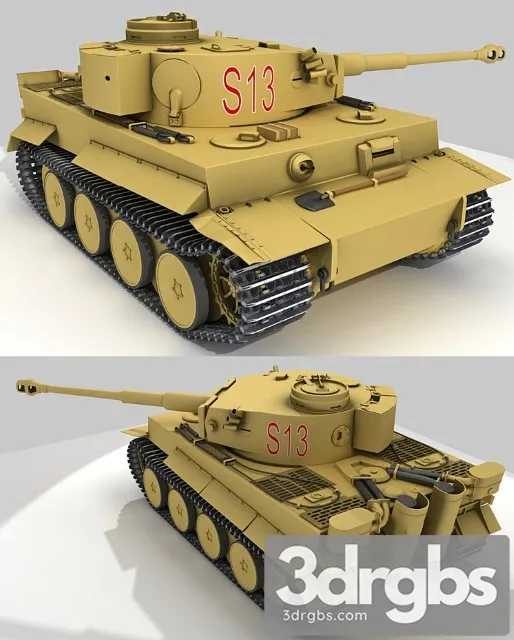 German heavy tank tiger i ausf e pz. vi 3dsmax Download