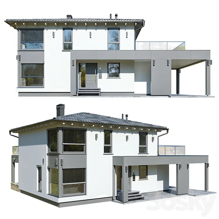 German house 2 3DS Max