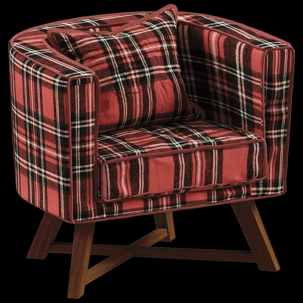Gervasoni – Armchair Gray 3ds Max
