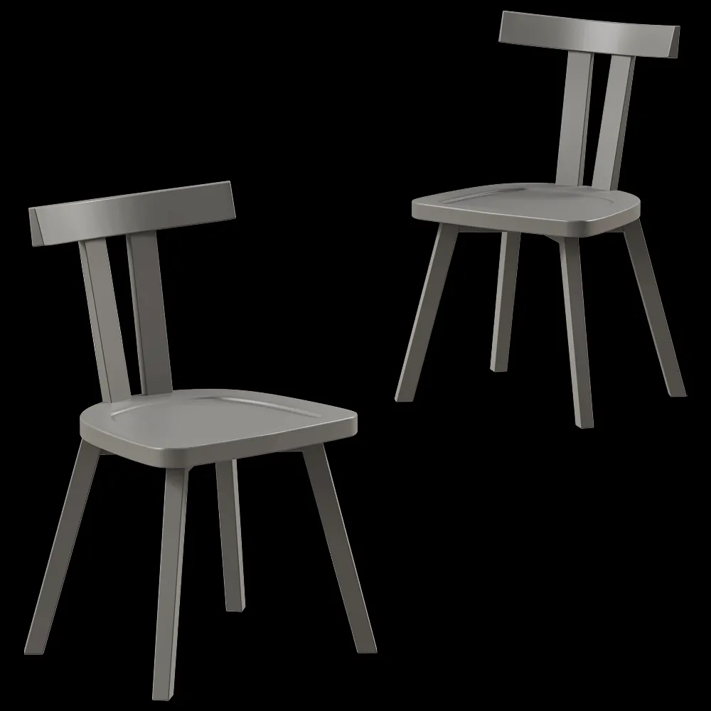 Gervasoni – Chair Gray 23 3ds Max