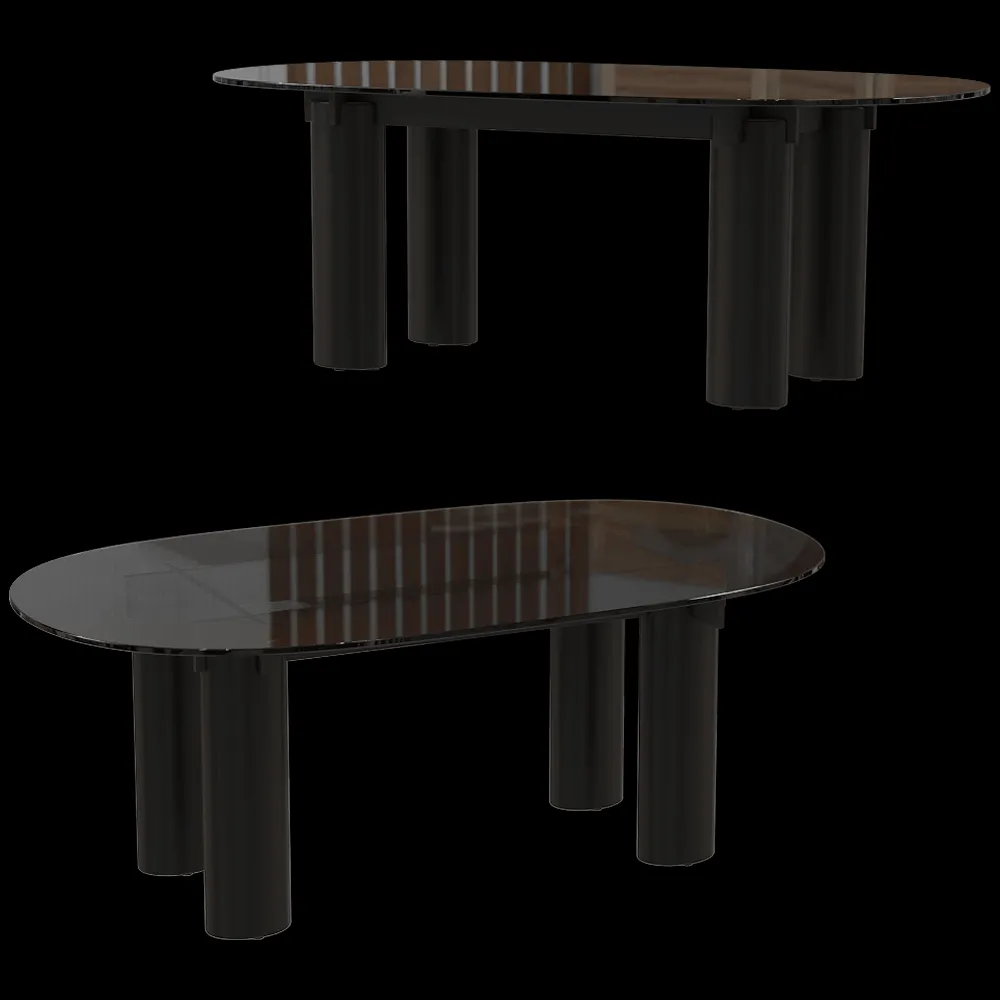 Gervasoni – Dining table Daen 3ds Max