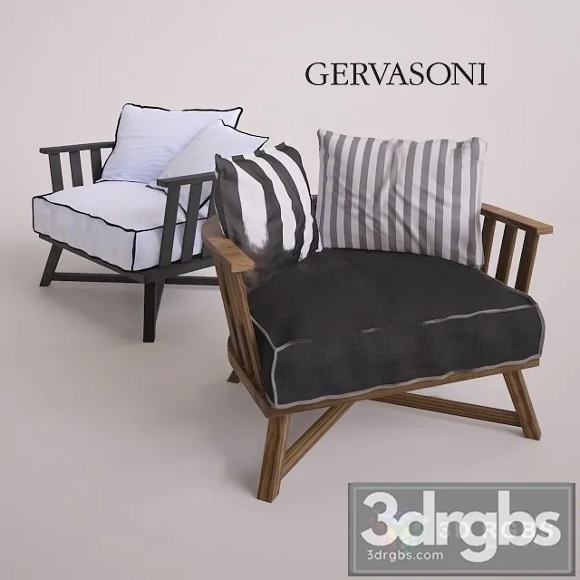 Gervasoni Gray Armchair 3dsmax Download