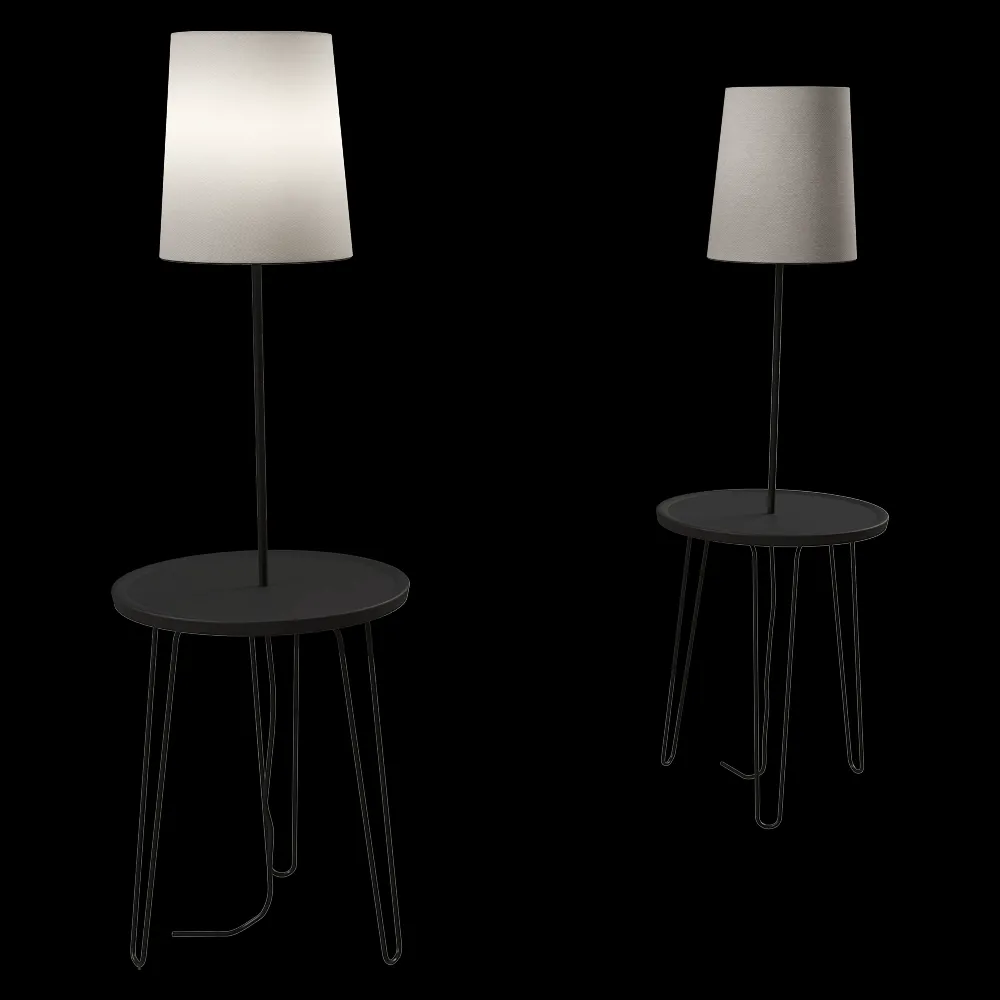Gervasoni – Night table LC 47 3ds Max